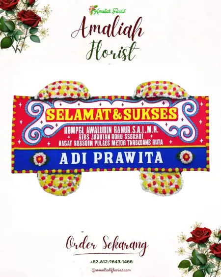 Papan Bunga Ucapan Selamat Kedungdalem